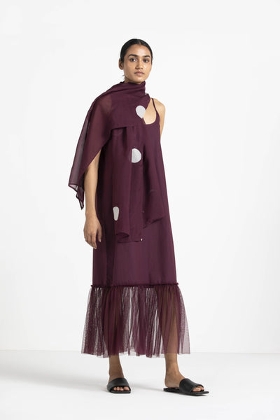 Applique Jacket Wine Co-ord (Set of 2) Fashion THREE