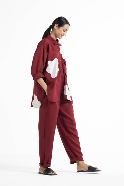 Applique Patch Pocket Shirt Co-ord Fashion THREE