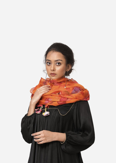 Apricot Iris Dupatta Fashion Yam