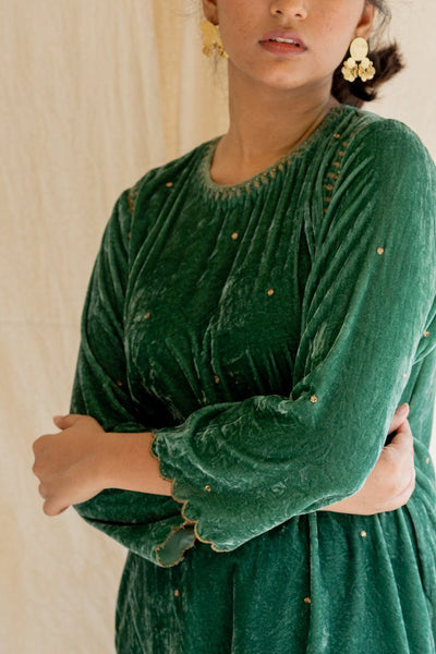 Aqua Green Imaam Kurta Fashion Nirjara