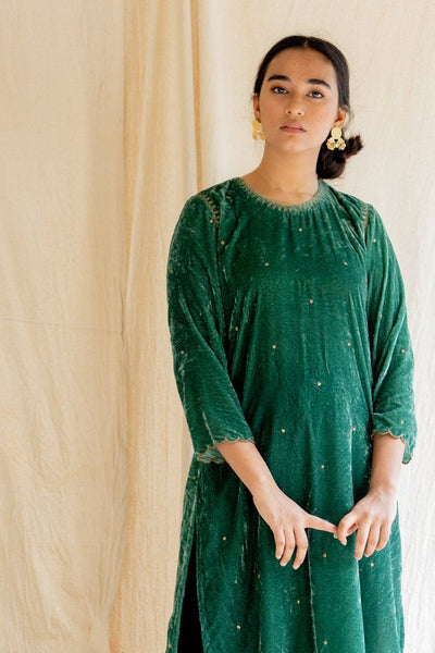 Aqua Green Imaam Kurta Fashion Nirjara