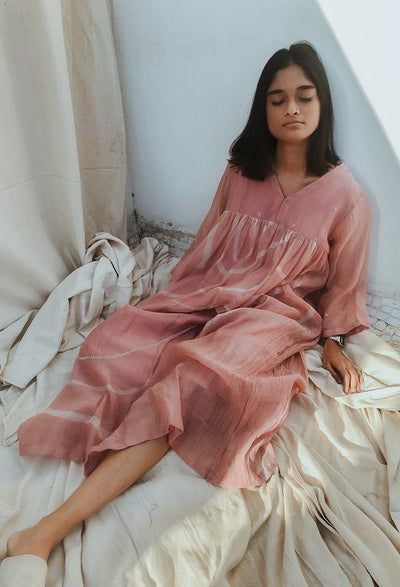 Arazi Dress Rose Pink Fashion Nirjara