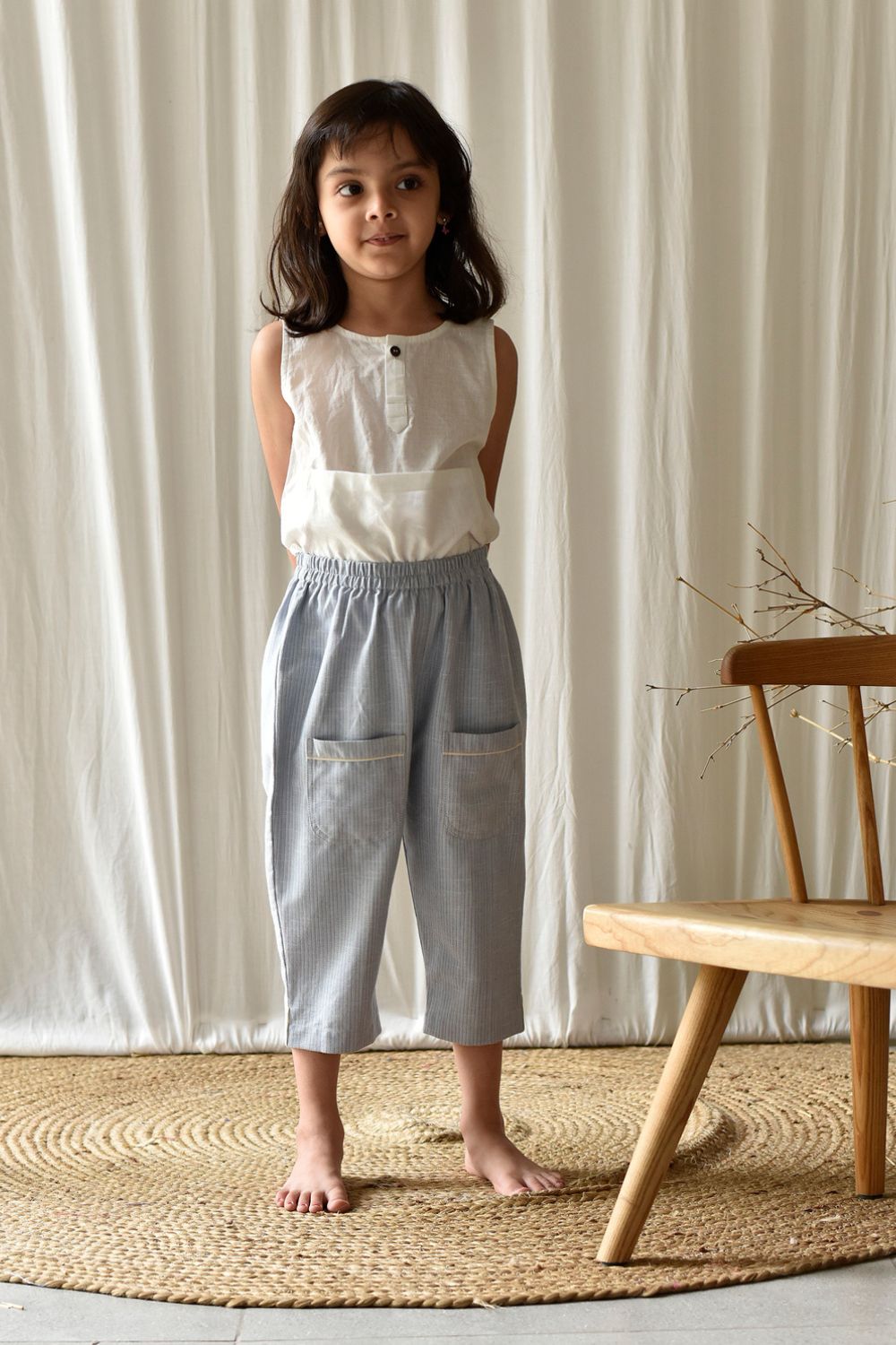Ash Stripes pants Fashion Khara Kapas Kids