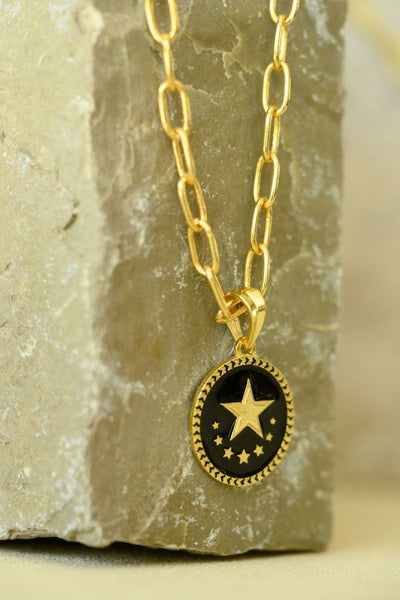 Asteria Medallions Jewelry Zanzibar Living Jewellery Deep Black