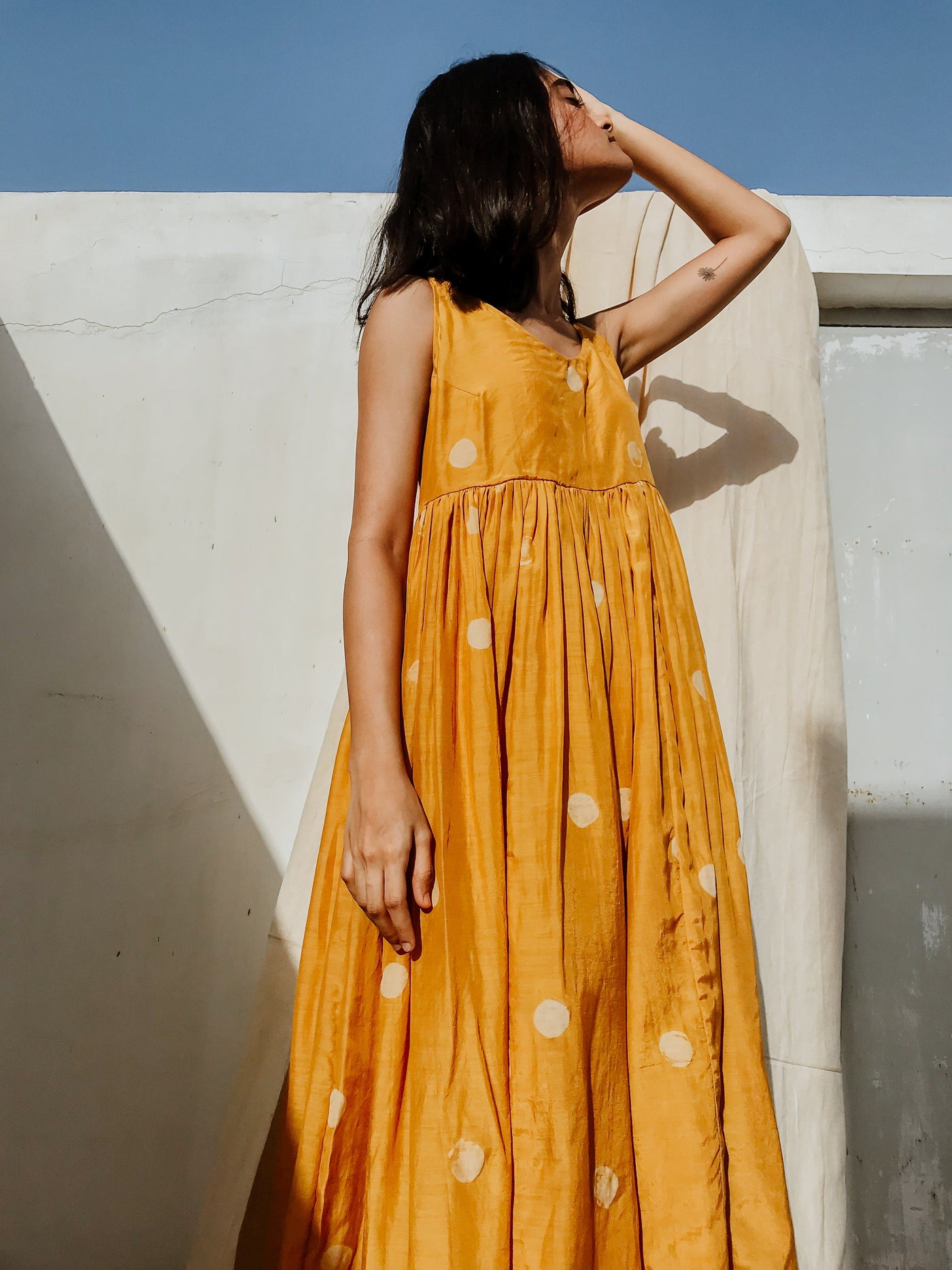 Ay Dress Mustard Fashion Nirjara
