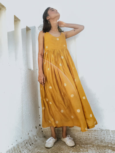 Ay Dress Mustard Fashion Nirjara