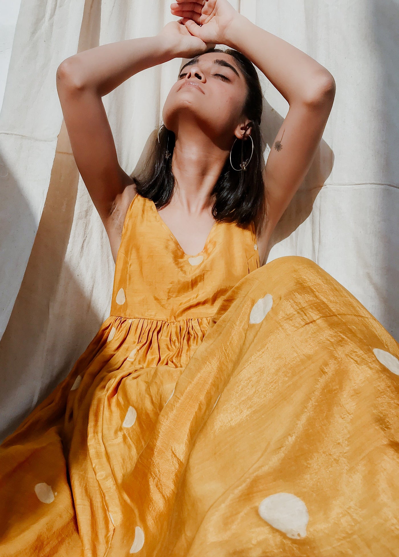 Ay Dress Mustard Fashion Nirjara