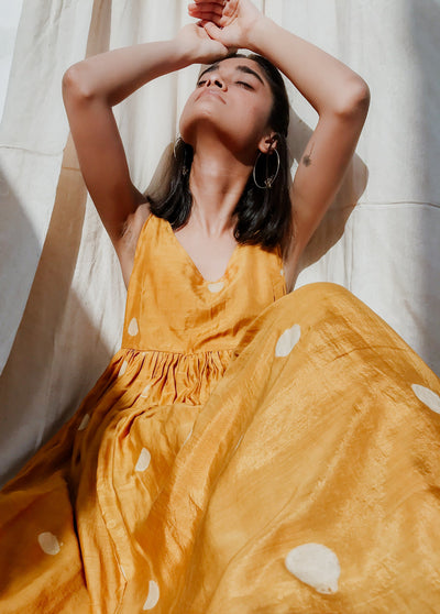 Ay Dress Mustard Fashion Nirjara