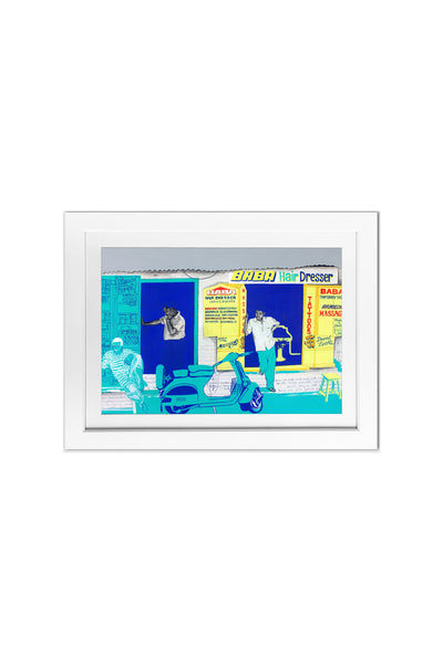 Baba Hairdresser Print Art Zoya Chaudhary 