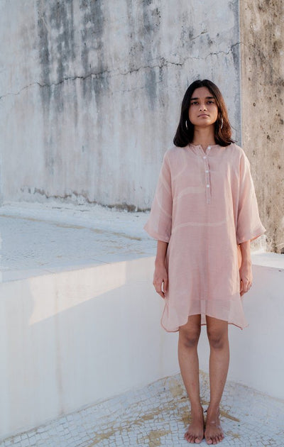 Baby Pink Yaz dress Fashion Nirjara