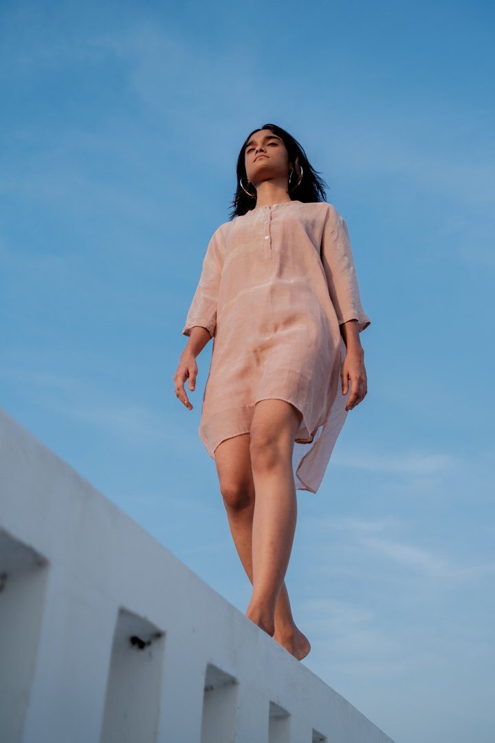 Baby Pink Yaz dress Fashion Nirjara