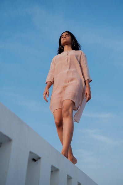 Baby Pink Yaz dress Fashion Nirjara