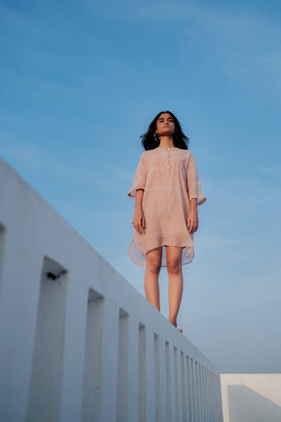 Baby Pink Yaz dress Fashion Nirjara