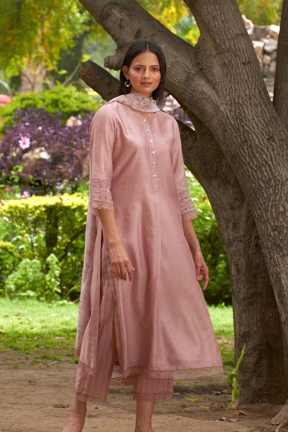 Bahaar Mauve Kurta Set Fashion Priti Prashant 