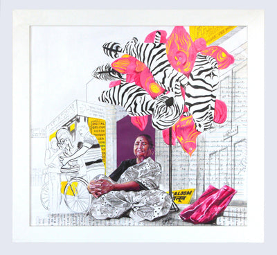 Balloonwali Ajji Print Art Zoya Chaudhary 