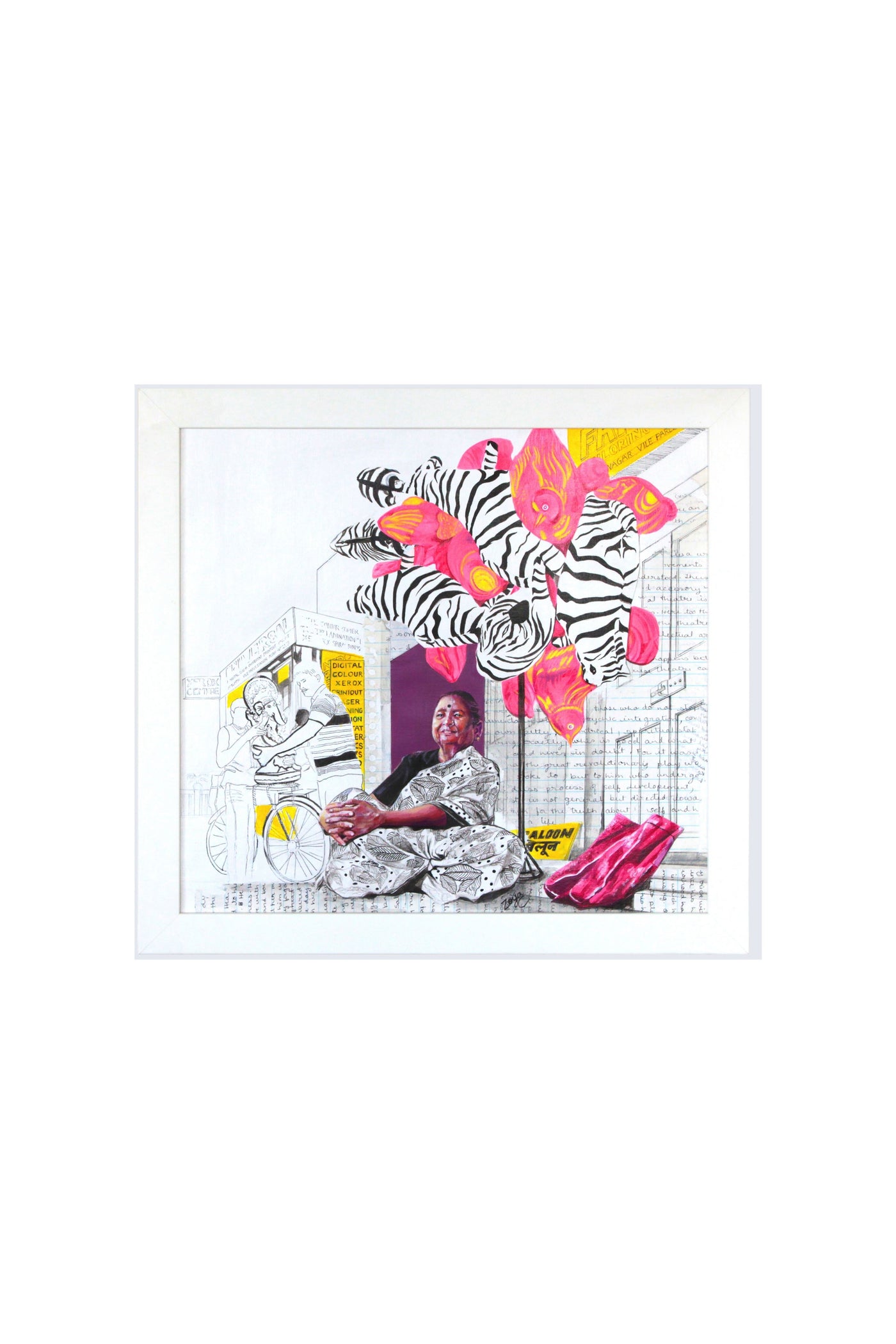 Balloonwali Ajji Print Art Zoya Chaudhary 