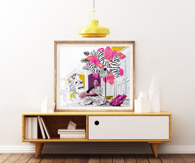 Balloonwali Ajji Print Art Zoya Chaudhary 