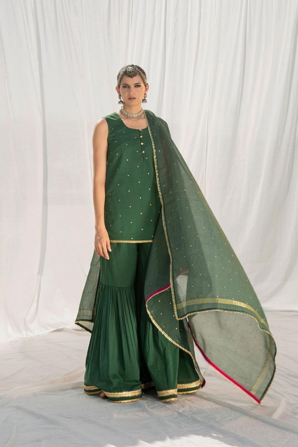 Banjaaran Sharara Set Fashion Khara Kapas
