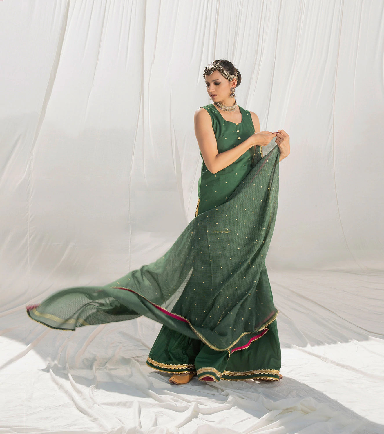 Banjaaran Sharara Set Fashion Khara Kapas
