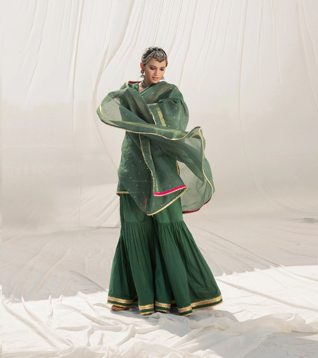 Banjaaran Sharara Set Fashion Khara Kapas