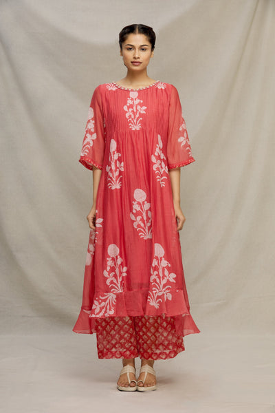 BATIK PLANT PINTUCK KURTA Fashion MYOHO 