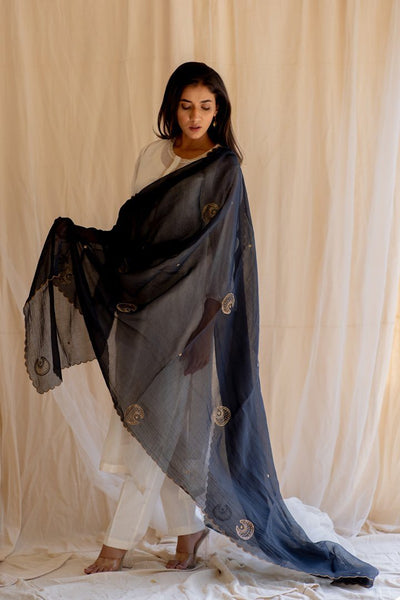 Black Chaand Odhani Fashion Nirjara