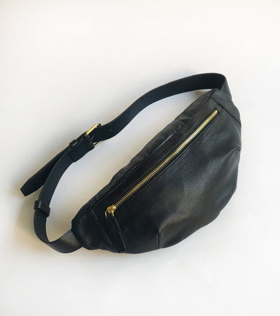 Black fanny pack Fashion Khara Kapas