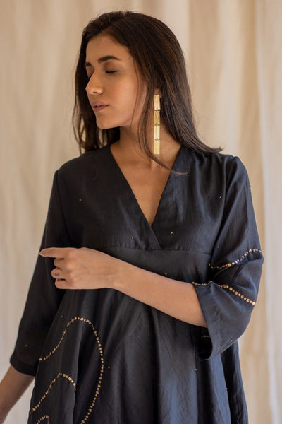 Black Maheem Kurta Set Fashion Nirjara