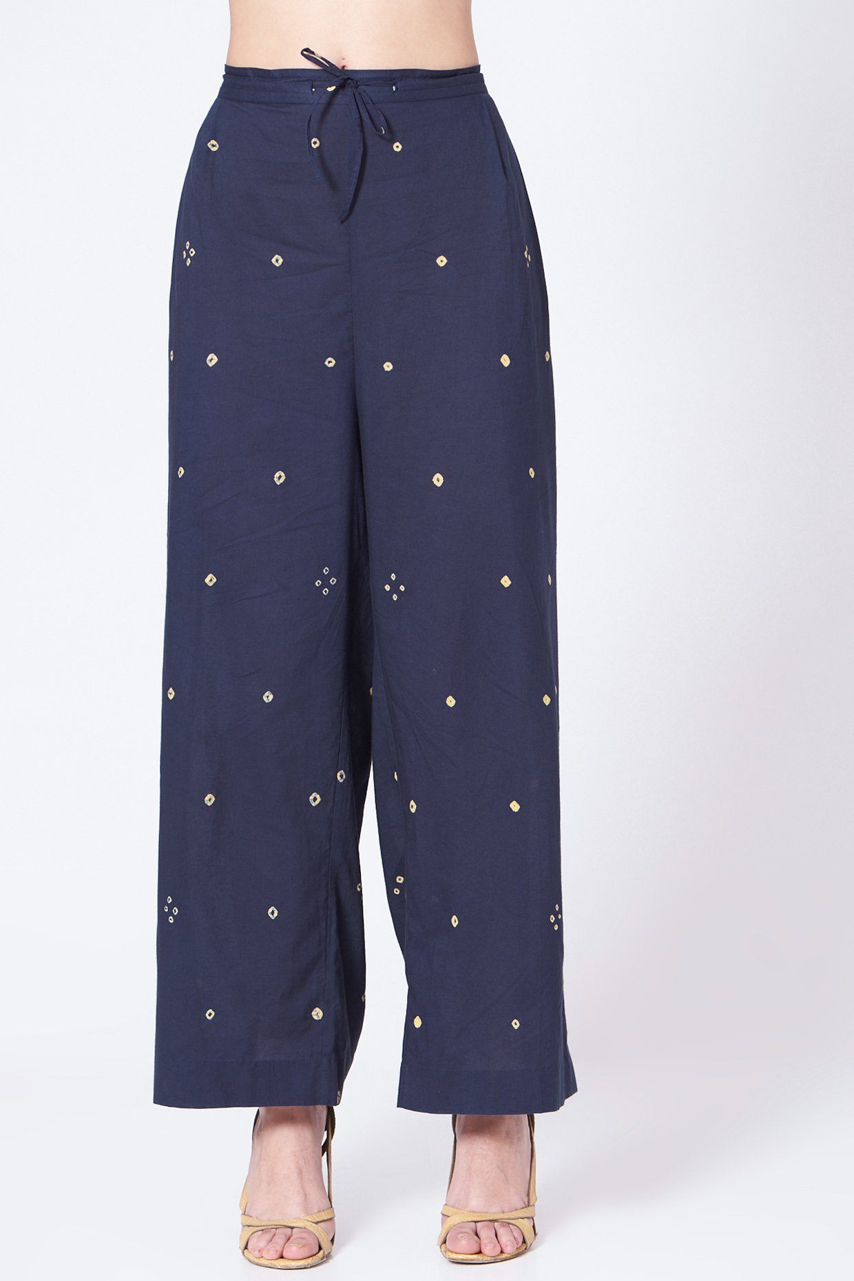 BLUE BANDHANI CO-ORD Fashion The Pot Plant