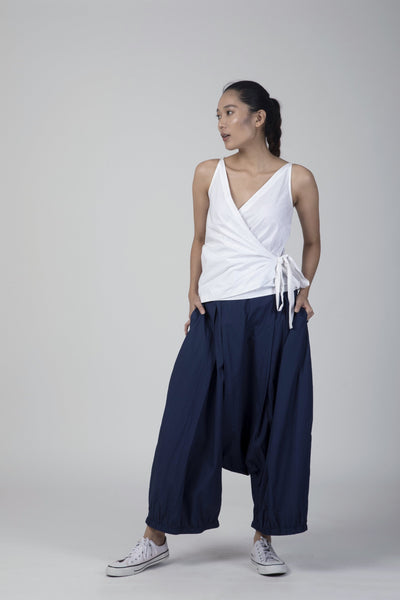 BLUE DROP CROTCH BOTTOM Fashion THREE