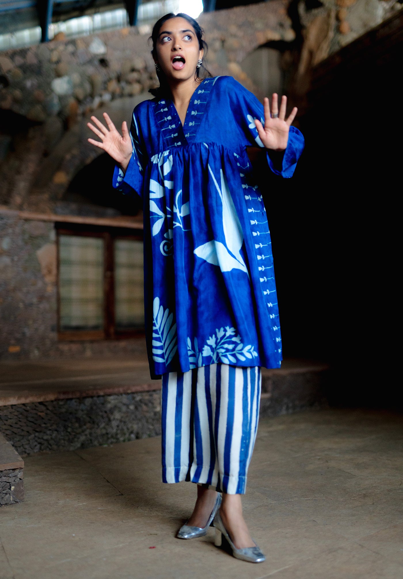 BLUE JAMAICA SET Fashion Yam