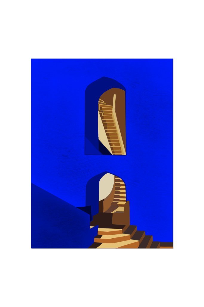 Blue Jantar Mantar Art Kosha Shah 