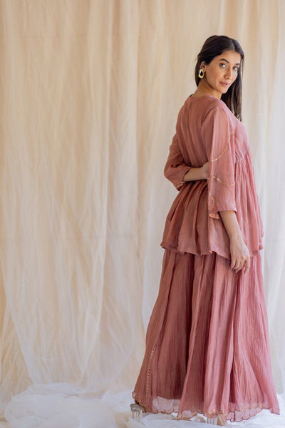 Blush Nayab Gharara Set Fashion Nirjara