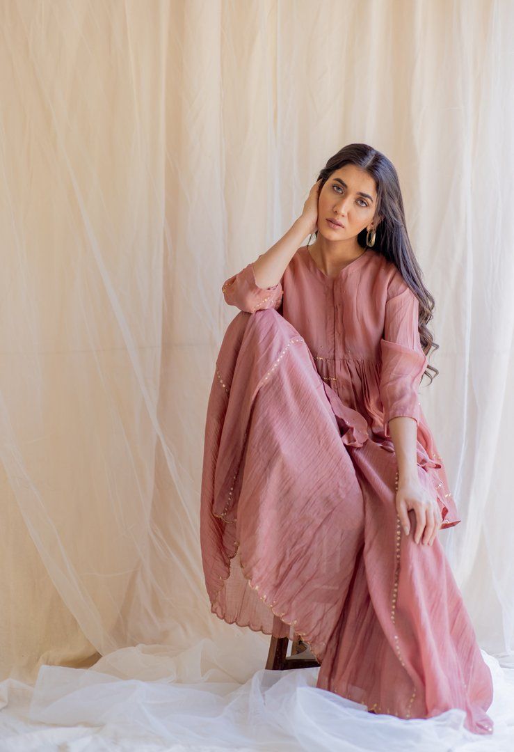 Blush Nayab Gharara Set Fashion Nirjara