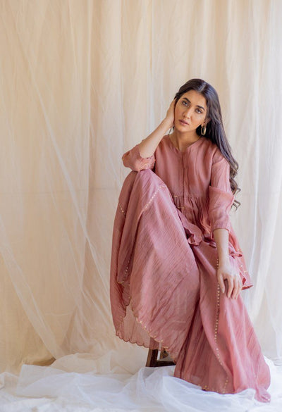 Blush Nayab Gharara Set Fashion Nirjara