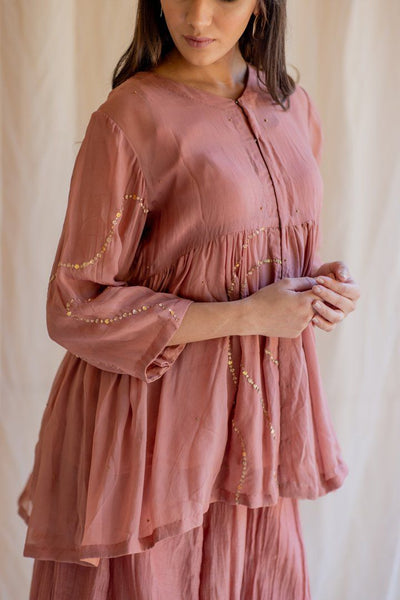 Blush Nayab Gharara Set Fashion Nirjara