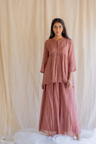 Blush Nayab Gharara Set Fashion Nirjara