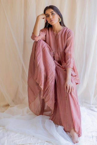 Blush Nayab Gharara Set Fashion Nirjara