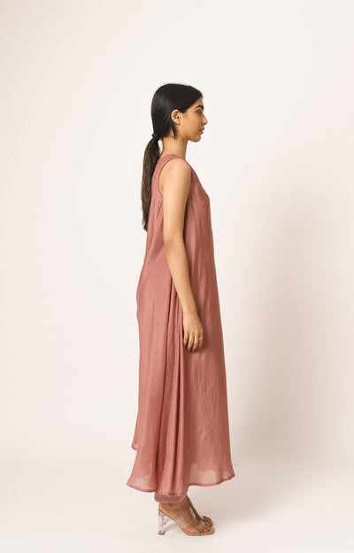 Blush Quarter Circle Dress Fashion DOT