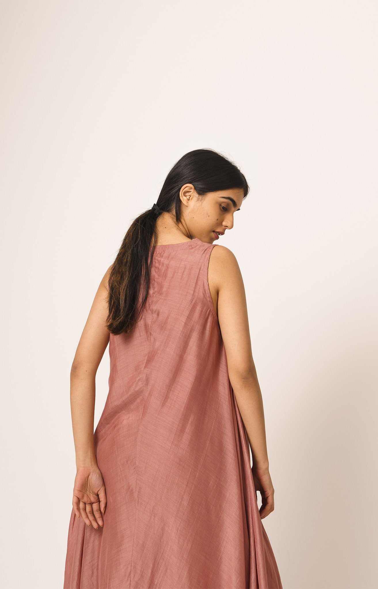Blush Quarter Circle Dress Fashion DOT