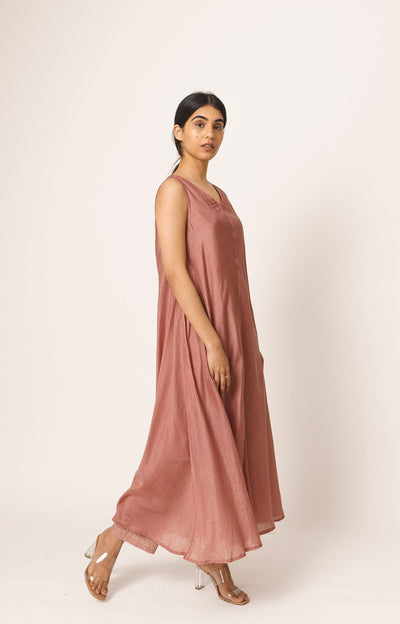 Blush Quarter Circle Dress Fashion DOT