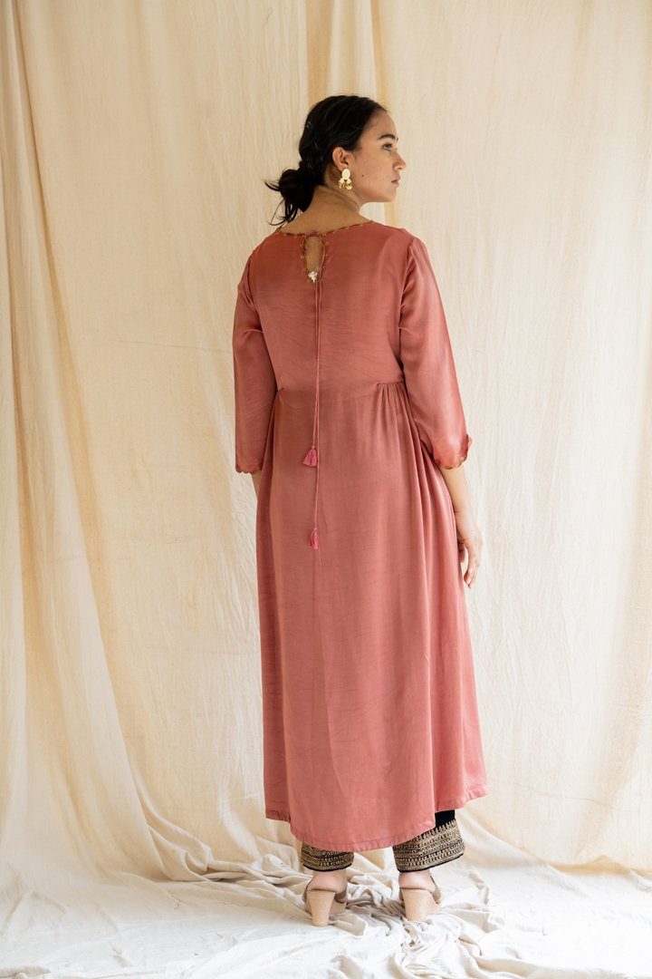 Blush Red Taar Kurta Fashion Nirjara