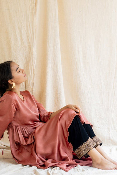 Blush Red Taar Kurta Fashion Nirjara