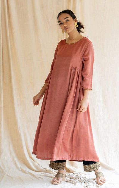 Blush Red Taar Kurta Fashion Nirjara