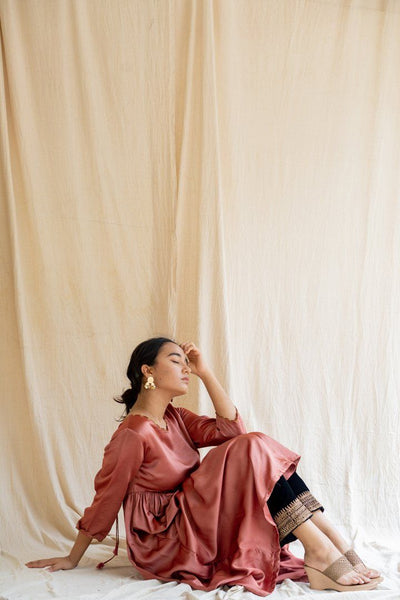 Blush Red Taar Kurta Fashion Nirjara