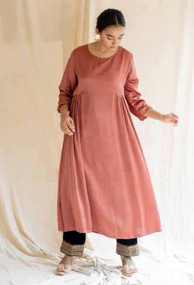 Blush Red Taar Kurta Fashion Nirjara
