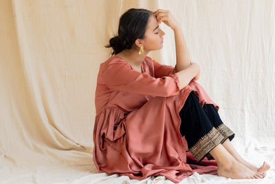 Blush Red Taar Kurta Fashion Nirjara