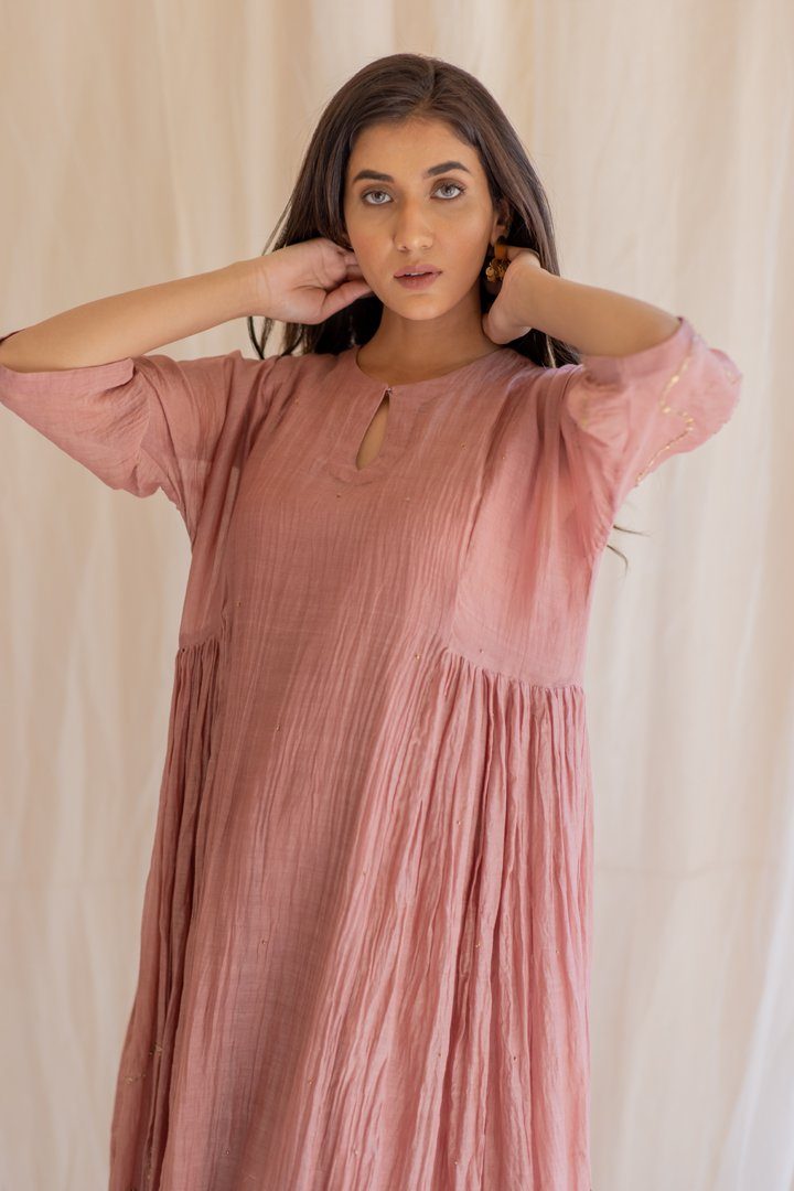 Blush Shabnam Kurta and Izaar Set Fashion Nirjara