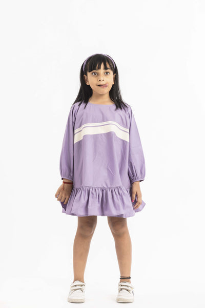 Bottom Frill Dress Lavender Kids THREE Kids 