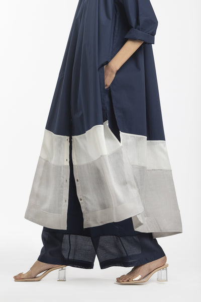 BROAD BOTTOM-NAVY Fashion THREE